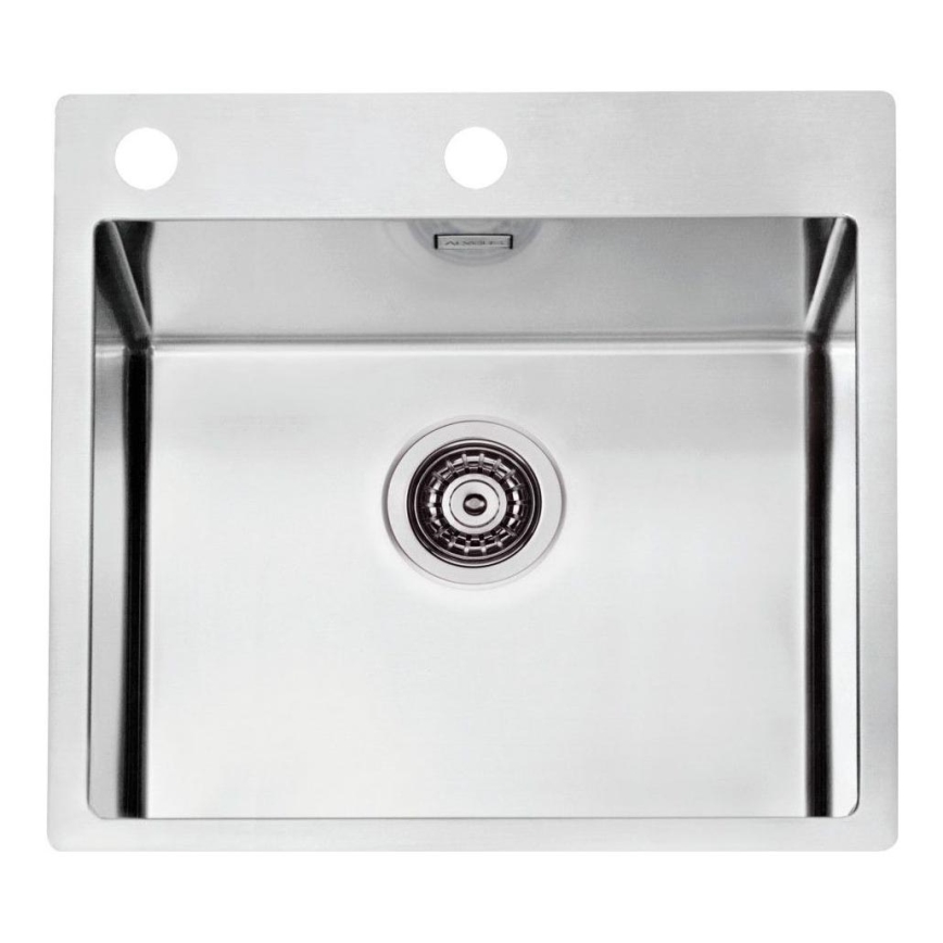 ALVEUS 1103609 - Zlew kuchenny PURE 52,5x51,5 cm satyna