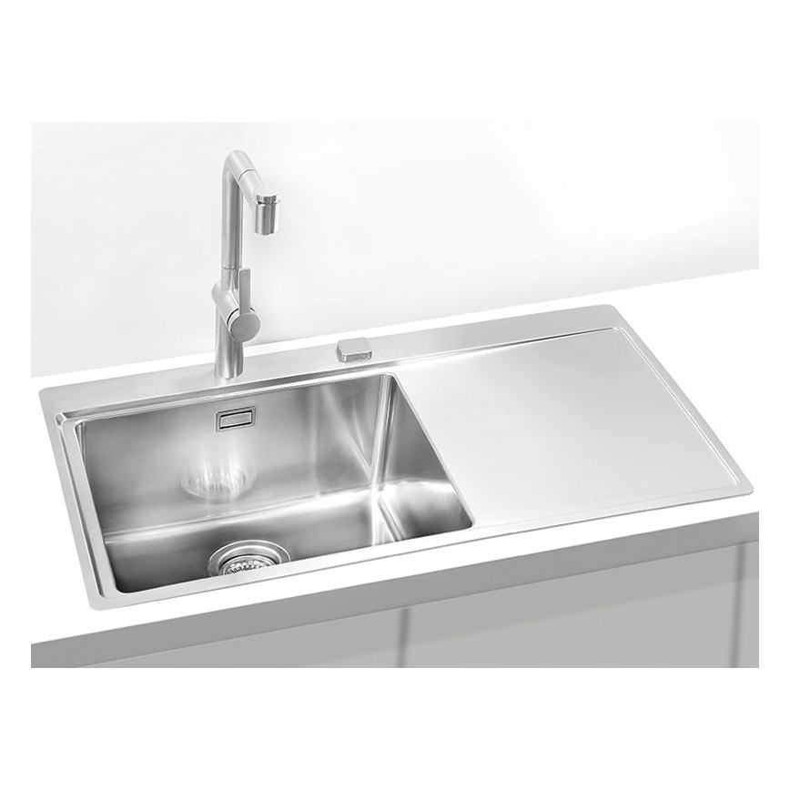 ALVEUS 1103652 - Zlew kuchenny PURE 86x52,5 cm satyna, lewy