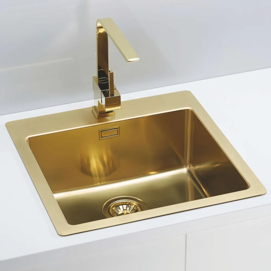 ALVEUS 1106867 - Zlew kuchenny PURE 52,5x51,5 cm monarch złoty