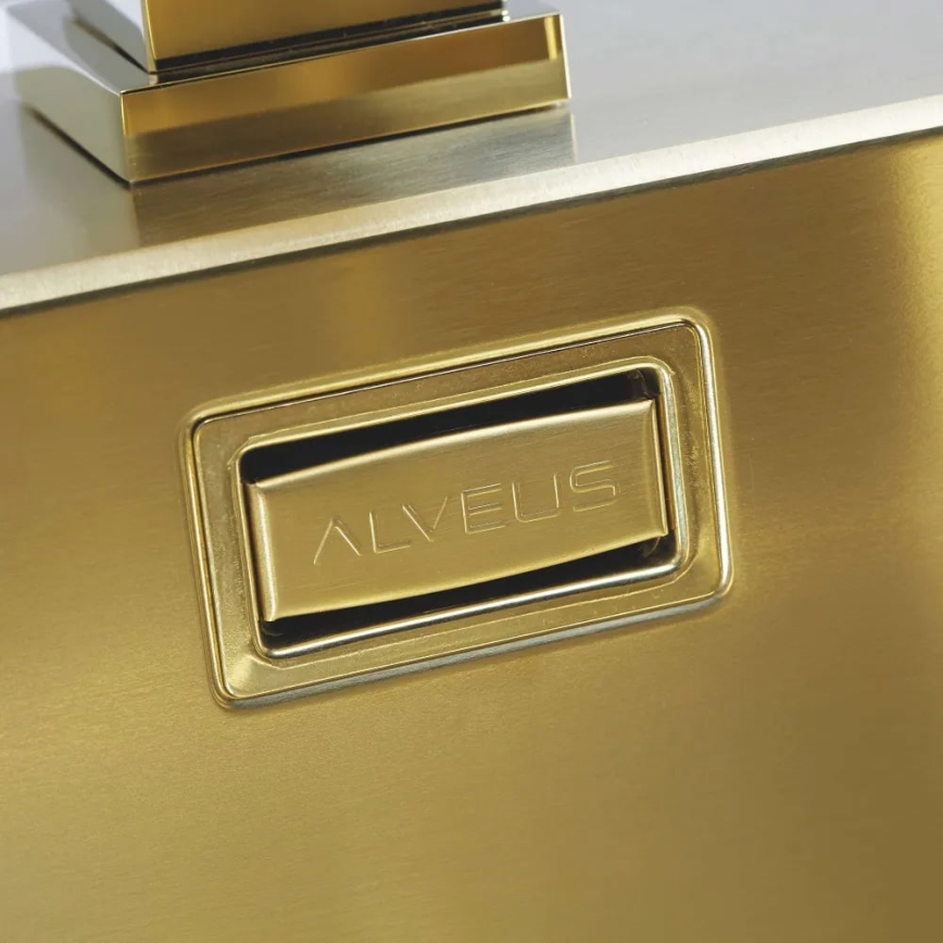 ALVEUS 1106867 - Zlew kuchenny PURE 52,5x51,5 cm monarch złoty