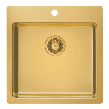ALVEUS 1107052 - Zlew kuchenny PURE 52,5x51,5 cm monarch brąz