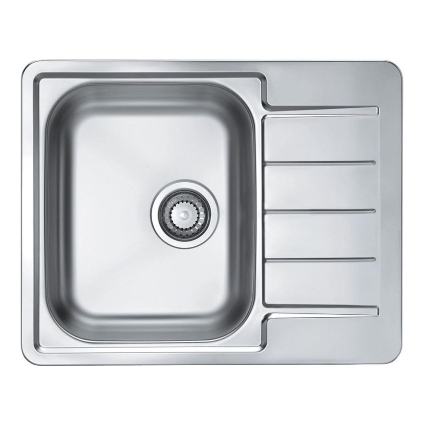 ALVEUS 1125356 - Zlew kuchenny LINE 61,5x50 cm matowy stal/satyna