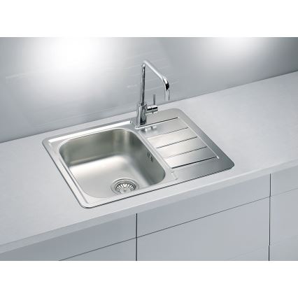 ALVEUS 1125356 - Zlew kuchenny LINE 61,5x50 cm matowy stal/satyna