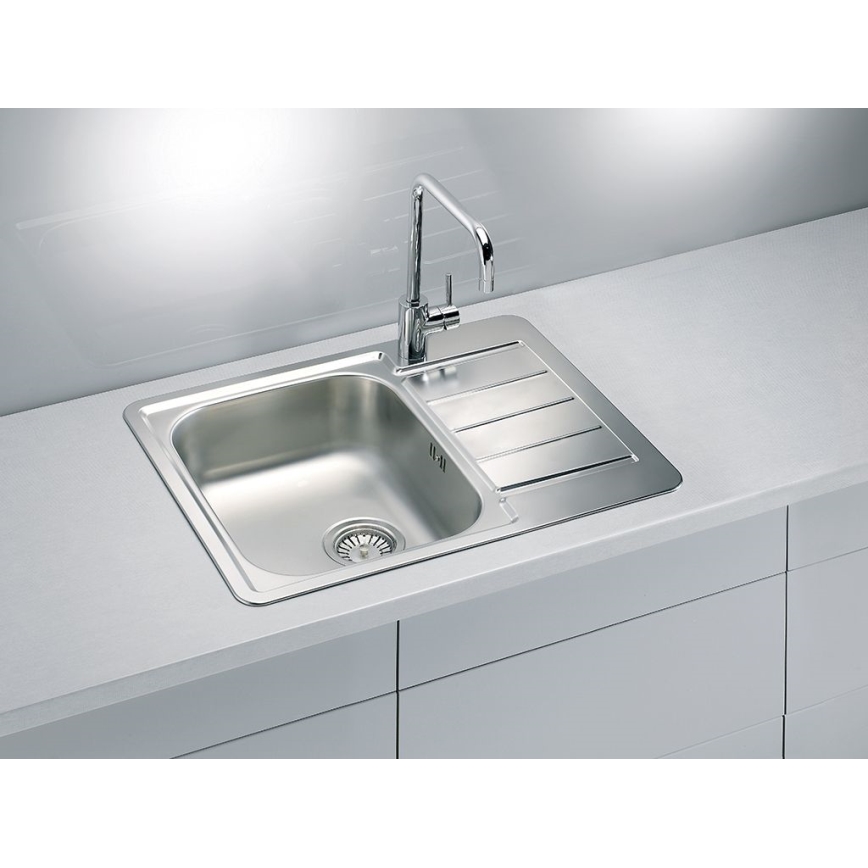 ALVEUS 1125356 - Zlew kuchenny LINE 61,5x50 cm matowy stal/satyna