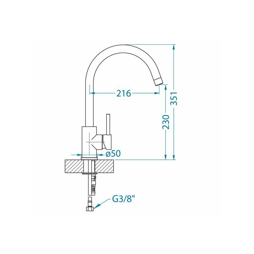 ALVEUS 1129028 - Bateria kuchenna ELZA 35,1 cm szczotkowany stal