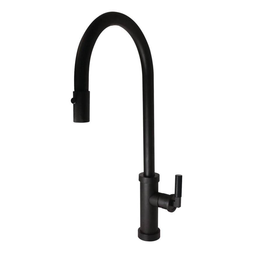 ALVEUS 1132179 - Bateria kuchenna z wyciąganą wylewką NERINA 46,8 cm czarny