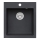 ALVEUS 1133432 - Zlew kuchenny CORTINA 50x45 cm granit/czarny