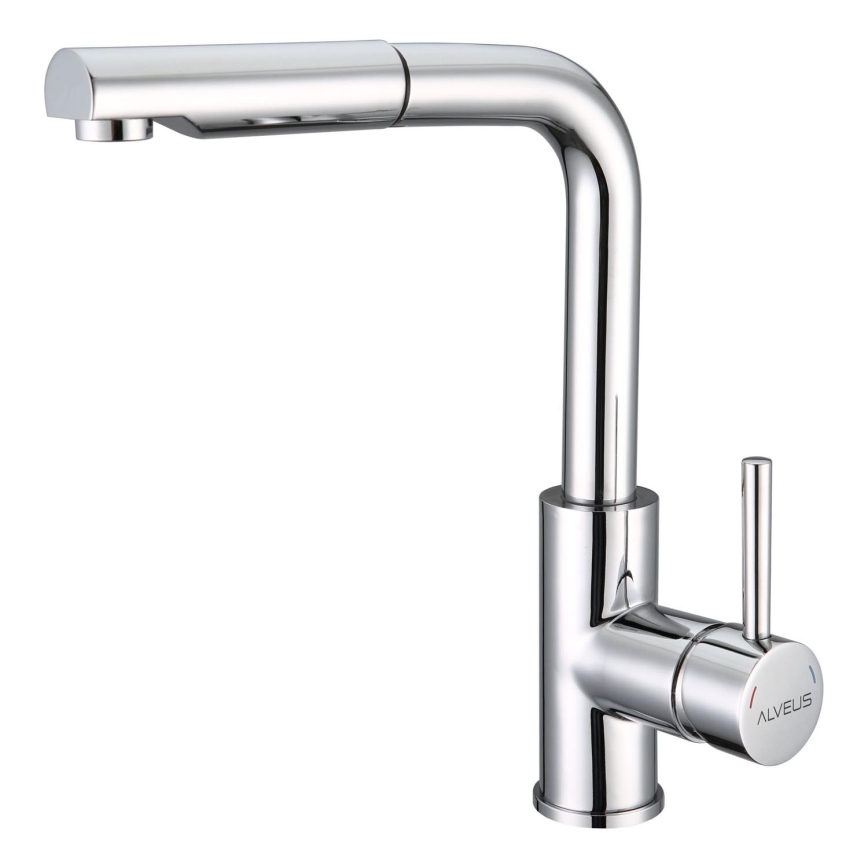 ALVEUS 1135365 - Bateria kuchenna z wyciąganą wylewką SARA 29,7 cm chrom błyszczący
