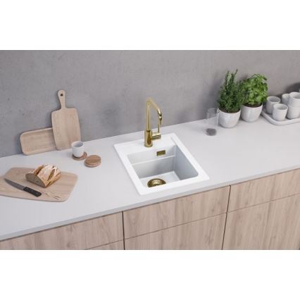 ALVEUS 1139079 - Zlew kuchenny ATROX 50x40 cm granit/biały