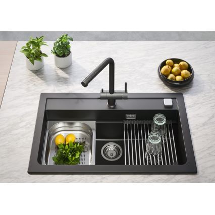 ALVEUS 1139808 - Bateria kuchenna AGUILA 33,3 cm granit/czarny