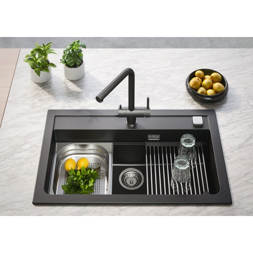 ALVEUS 1139808 - Bateria kuchenna AGUILA 33,3 cm granit/czarny