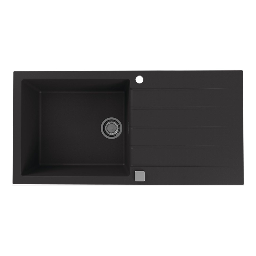 ALVEUS 1140598 - Zlew kuchenny CADIT 100x50 cm granit/czarny