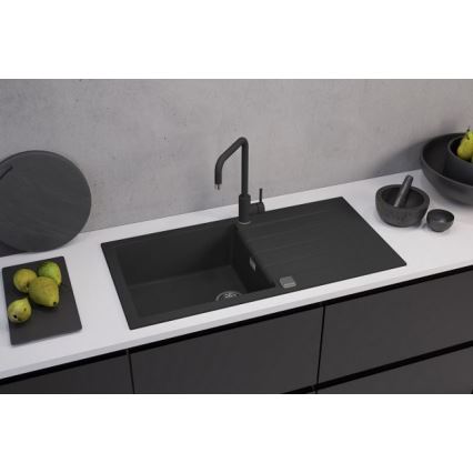 ALVEUS 1140598 - Zlew kuchenny CADIT 100x50 cm granit/czarny