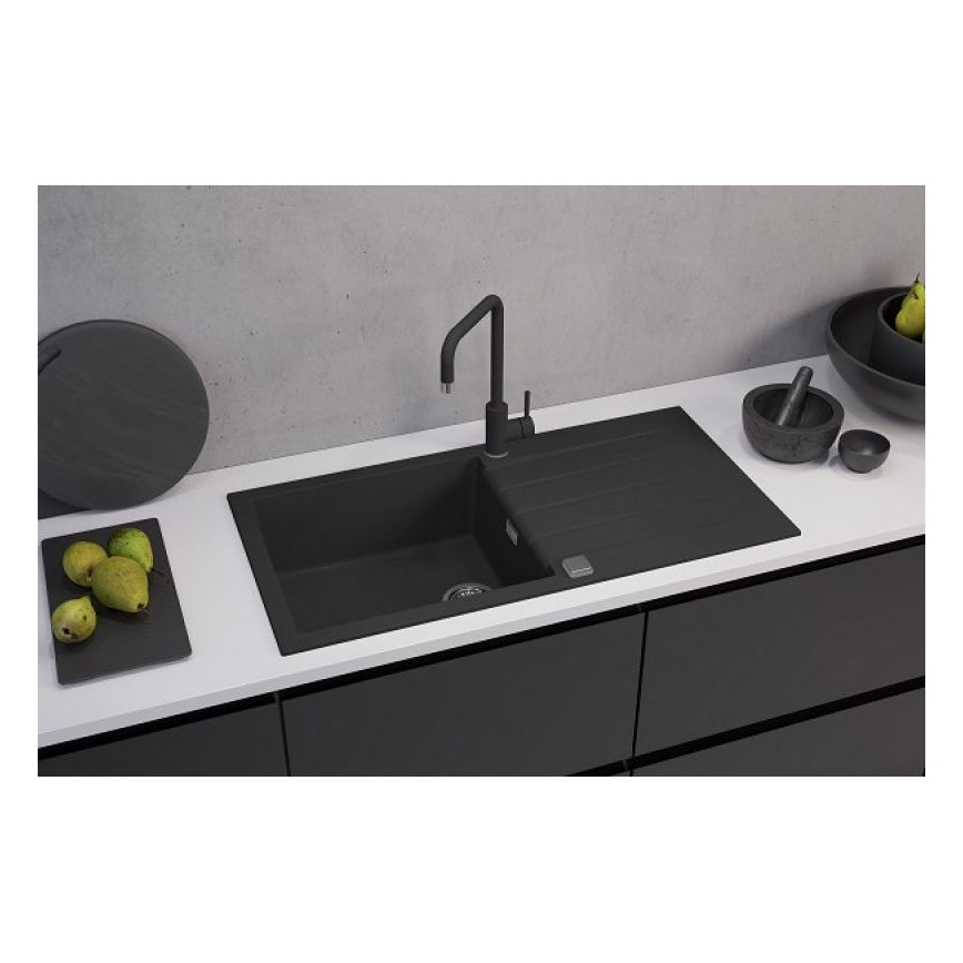 ALVEUS 1140598 - Zlew kuchenny CADIT 100x50 cm granit/czarny