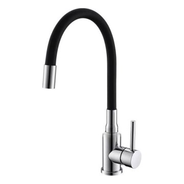 ALVEUS 1144427 - Bateria kuchenna z elastycznym uchwytem MINTAS 34 cm chrom błyszczący/czarny
