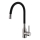 ALVEUS 1144432 - Bateria zlewozmywakowa z elastyczną wylewką MINTAS 34 cm stal nierdzewna/czarny