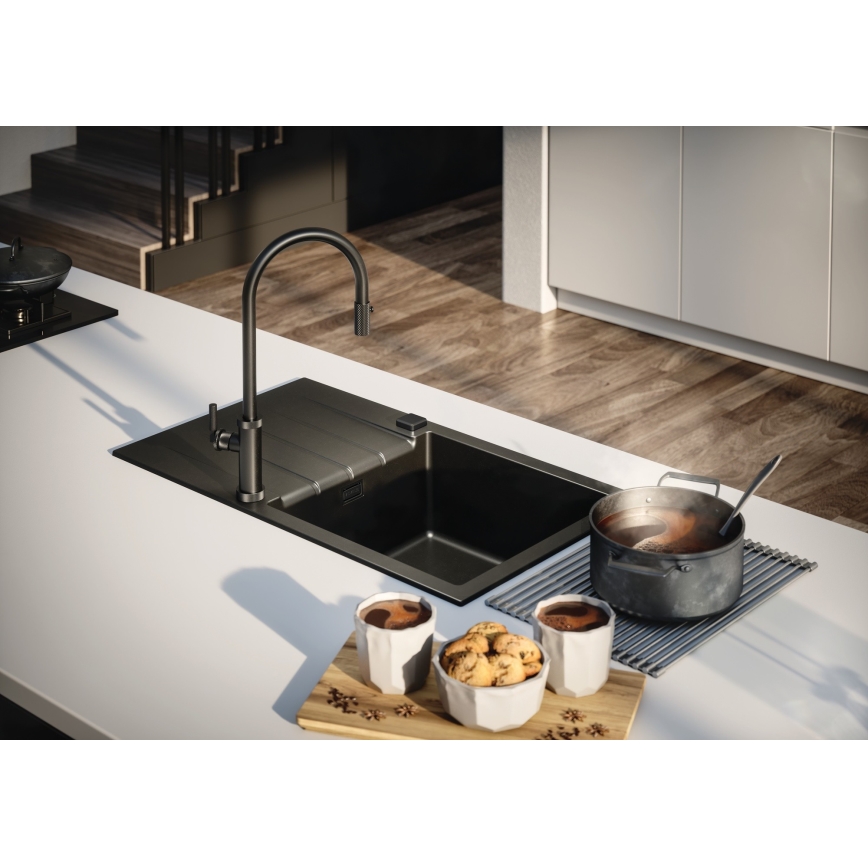 ALVEUS 1148159 - Zlew kuchenny CADIT 79x50 cm granit/czarny