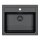 ALVEUS 1148162 - Zlew kuchenny ATROX 59x50 cm granit/czarny