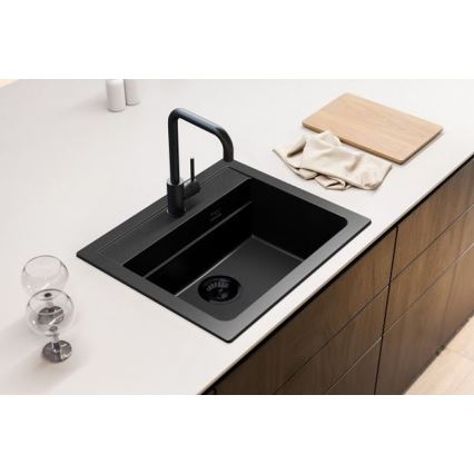 ALVEUS 1148162 - Zlew kuchenny ATROX 59x50 cm granit/czarny