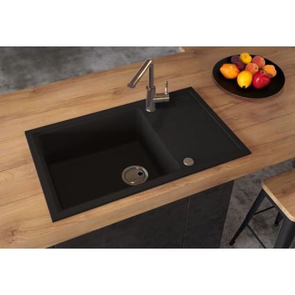 ALVEUS 1149117 - Zlew kuchenny INTERMEZZO 78x48 cm granit/czarny