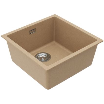 ALVEUS 1150047 - Zlew kuchenny OMNI 45x45 cm granit/beżowy