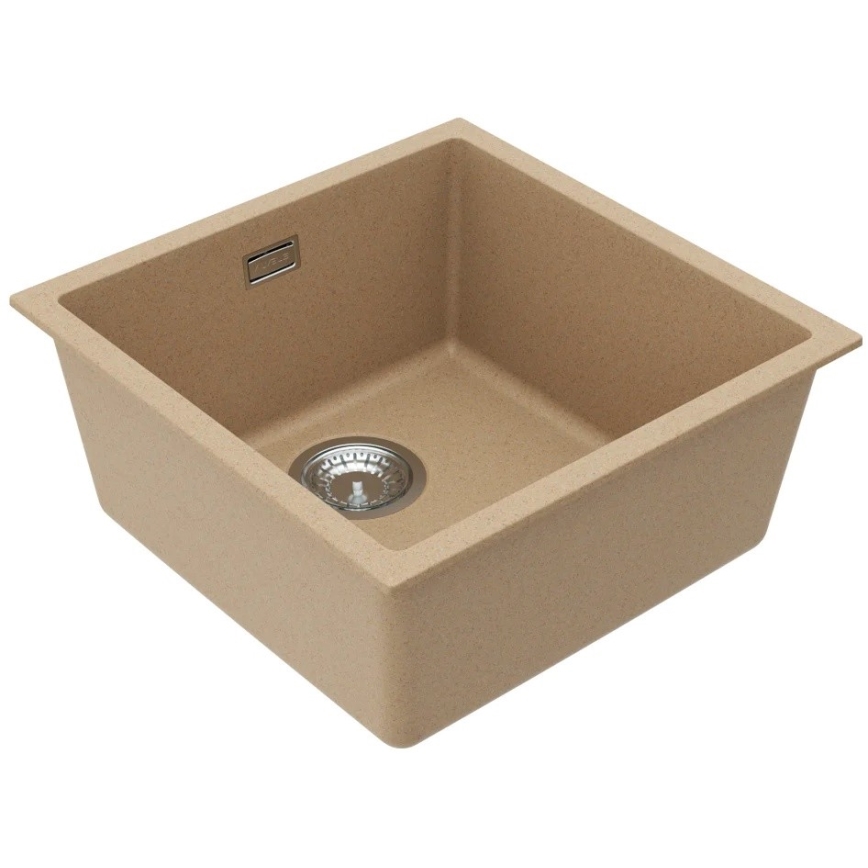 ALVEUS 1150047 - Zlew kuchenny OMNI 45x45 cm granit/beżowy