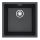 ALVEUS 1150048 - Zlew kuchenny OMNI 45x45 cm granit/czarny
