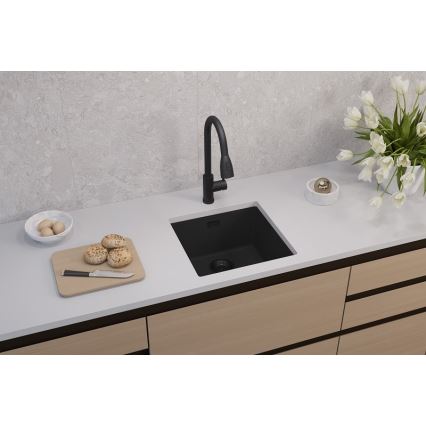 ALVEUS 1150048 - Zlewozmywak kuchenny OMNI 45x45 cm granit/czarny