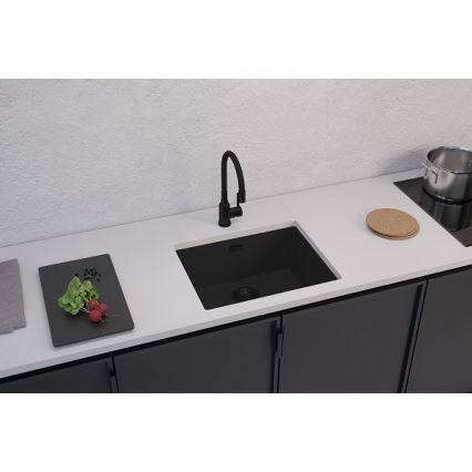 ALVEUS 1150057 - Zlewozmywak kuchenny OMNI 55x45 cm granit/czarny