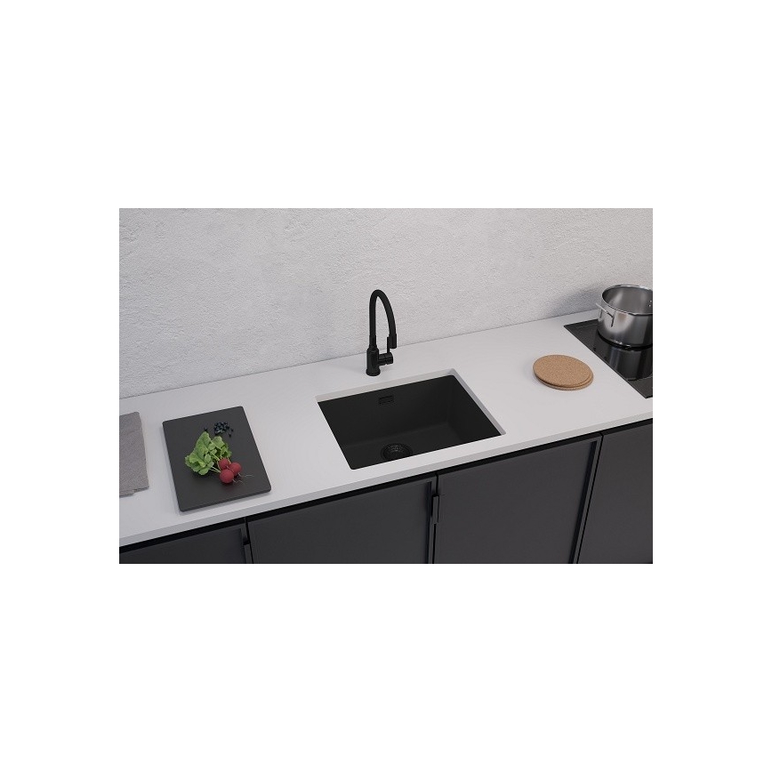 ALVEUS 1150057 - Zlewozmywak kuchenny OMNI 55x45 cm granit/czarny