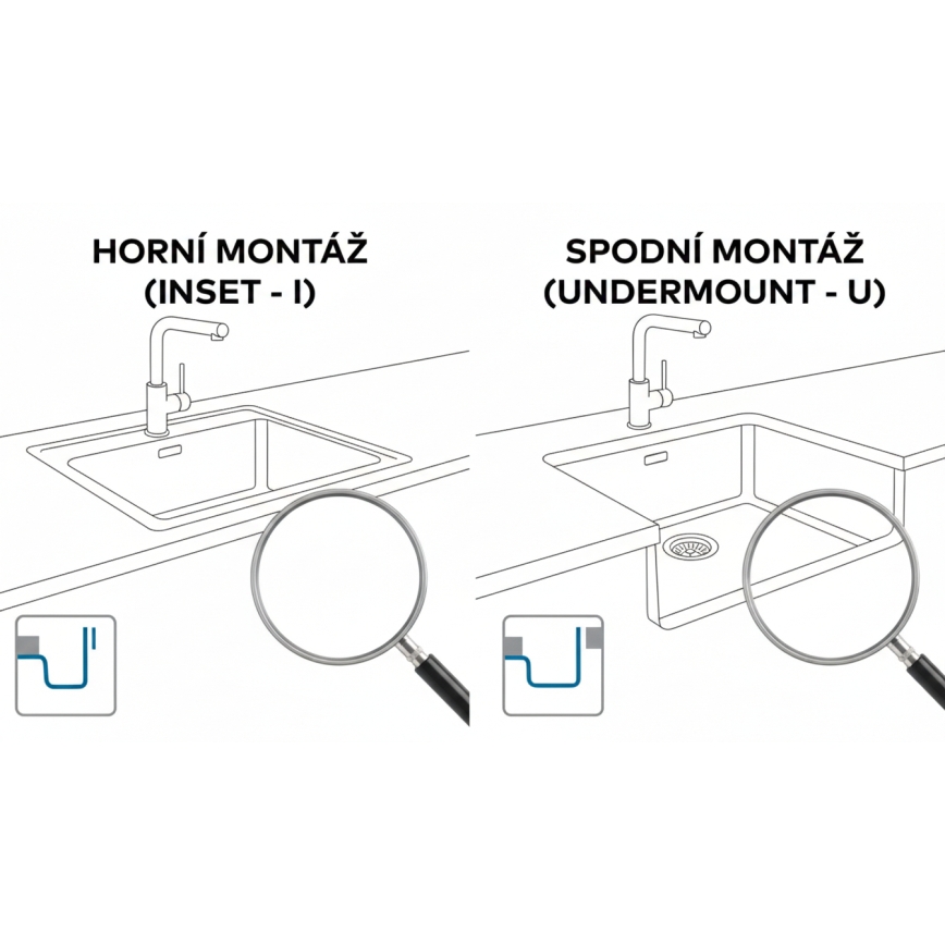 ALVEUS 1150057 - Zlewozmywak kuchenny OMNI 55x45 cm granitowy/czarny