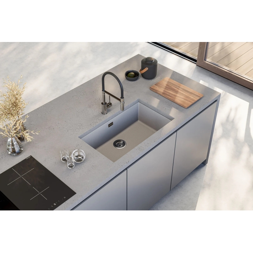 ALVEUS 1150058 - Zlew kuchenny OMNI 75x45 cm granit/biały