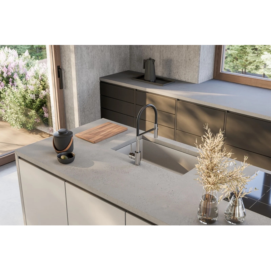 ALVEUS 1150058 - Zlew kuchenny OMNI 75x45 cm granit/biały