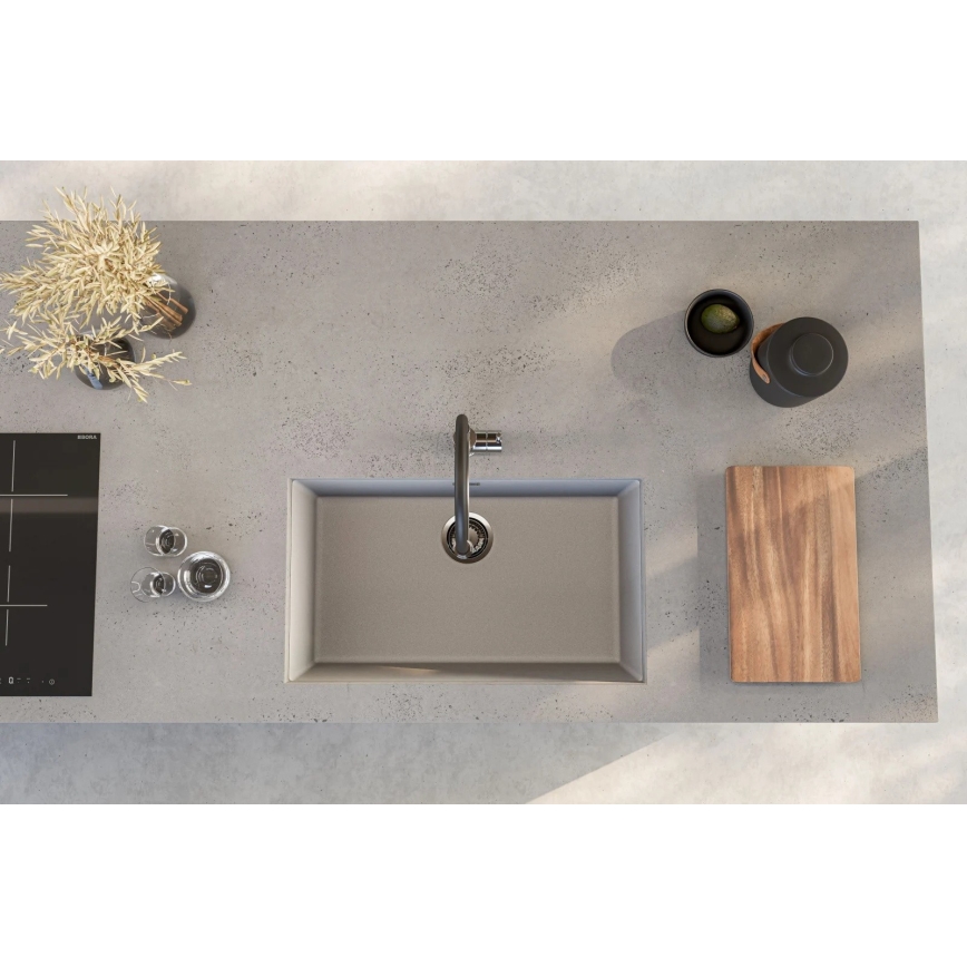 ALVEUS 1150058 - Zlew kuchenny OMNI 75x45 cm granit/biały