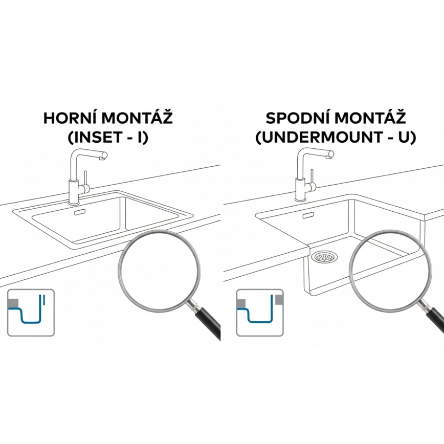 ALVEUS 1150058 - Zlewozmywak kuchenny OMNI 75x45 cm granit/biały