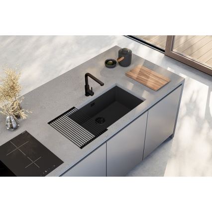 ALVEUS 1150064 - Zlew kuchenny OMNI 75x45 cm granit/czarny