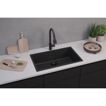 ALVEUS 1150064 - Zlewozmywak kuchenny OMNI 75x45 cm granit/czarny
