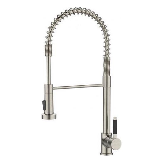 ALVEUS 1150886 - Bateria kuchenna z elastycznym uchwytem z prysznicem URBAN 47,1 cm satyna