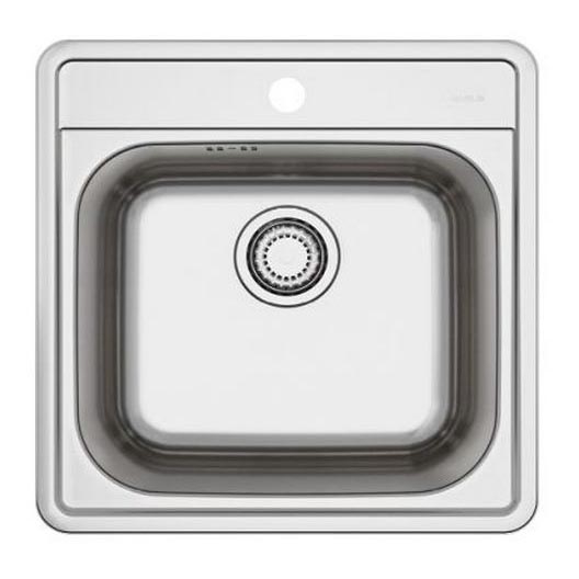 ALVEUS 1151258 - Zlew kuchenny MORE 50x49 cm matowy stal/satyna