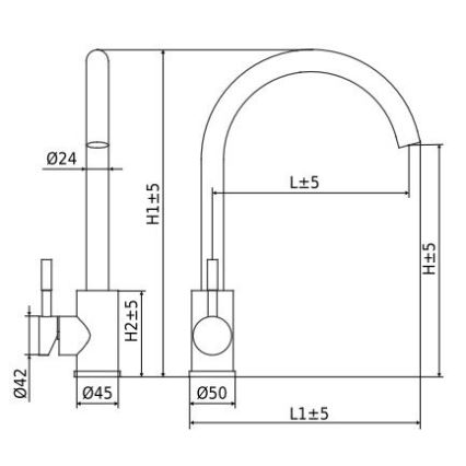 ALVEUS ES3508A - Bateria kuchenna VIOLA 36,7 cm stal szczotkowana