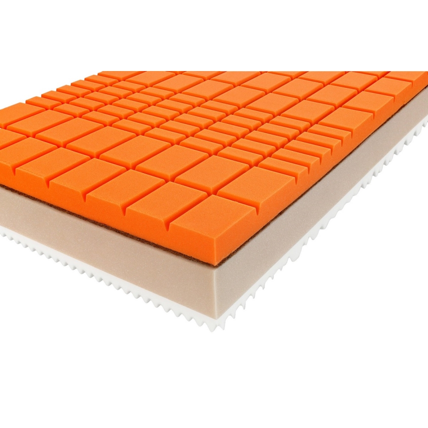 Ambiamo - Materac piankowy URANOS 1 120x200 cm z wkładem kokosowym