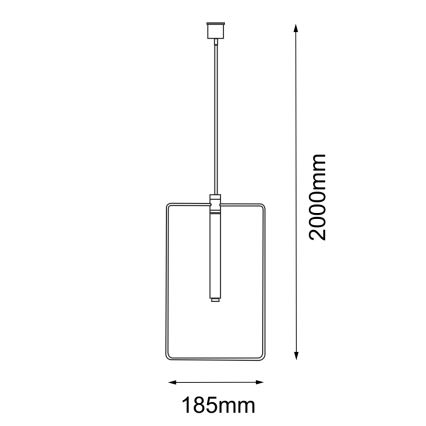 Amplex - Żyrandol na lince 1xG9/10W/230V