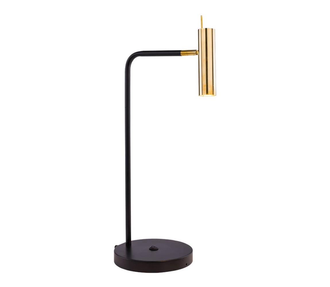 8909 - Lampa stołowa AMOS 1xGU10/15W/230V czarny