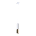 Amplex - Żyrandol na lince 1xGU10/15W/230V biały