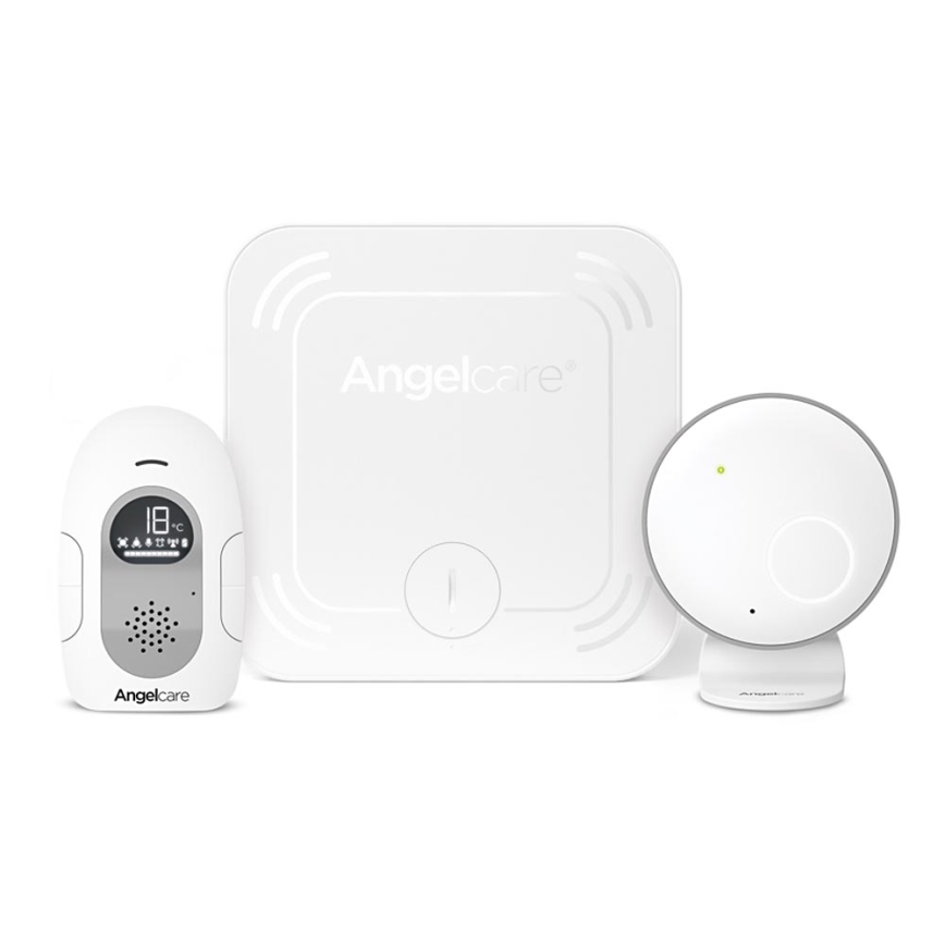 Angelcare - SET Monitor oddechu 16x16 cm + wideo niania USB