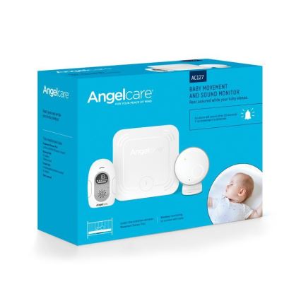 Angelcare - SET Monitor oddechu 16x16 cm + wideo niania USB