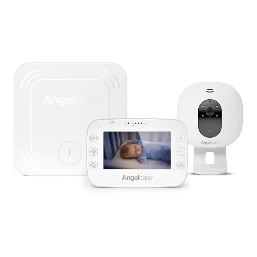 Angelcare - SET Monitor oddechu 16x16 cm + wideo niania USB