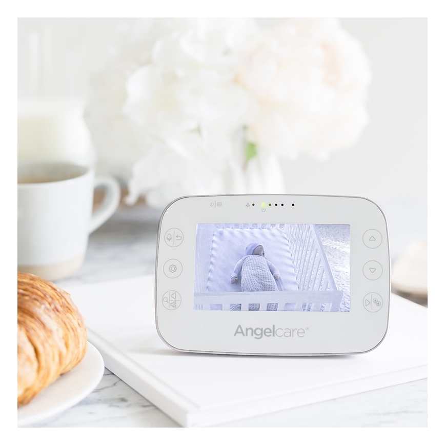 Angelcare - SET Monitor oddechu 16x16 cm + wideo niania USB
