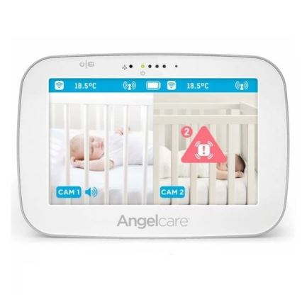 Angelcare - SET Monitor oddechu 16x16 cm + wideo niania USB