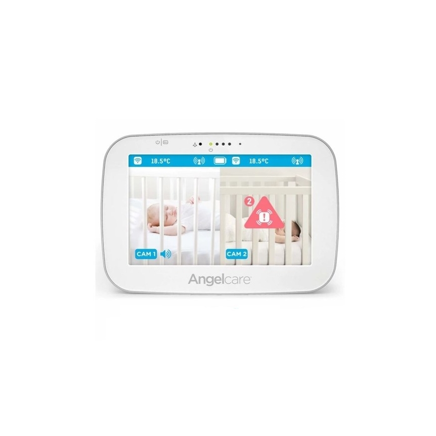 Angelcare - SET Monitor oddechu 16x16 cm + wideo niania USB